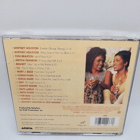 Waiting To Exhale Original Movie Soundtrack Album CD - Picture 3 of 3